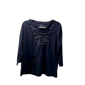 Croft & Barrow|3/4 Length Sleeve Tee|Size XL